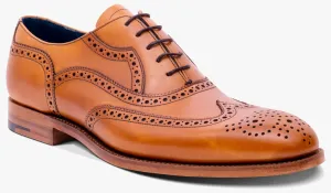 Black Brogue Leather Shoes