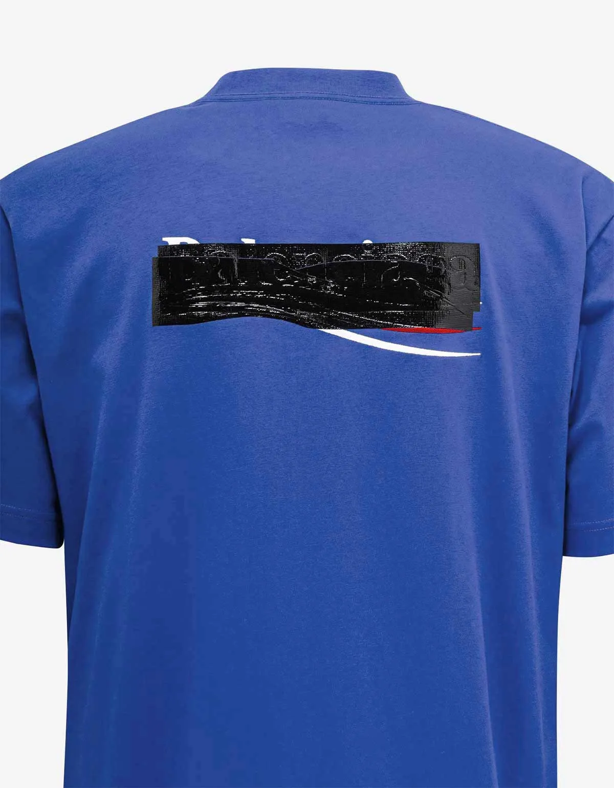 Balenciaga Blue Gaffer Logo Large T-Shirt