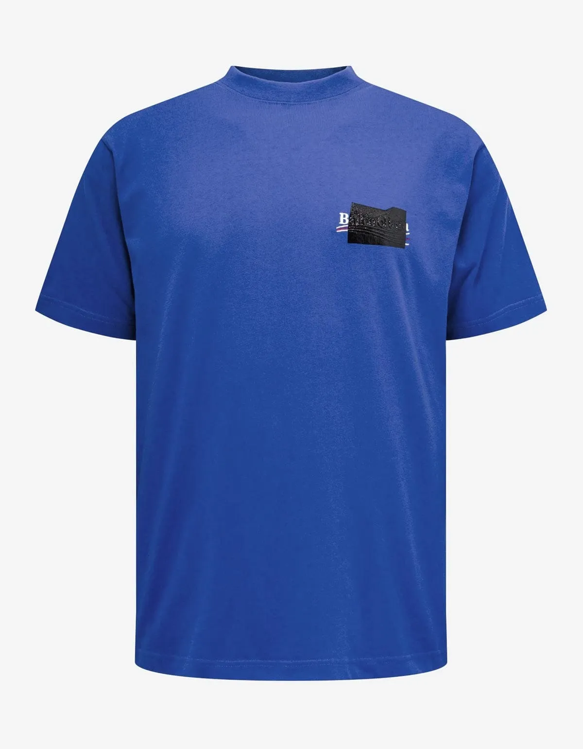 Balenciaga Blue Gaffer Logo Large T-Shirt