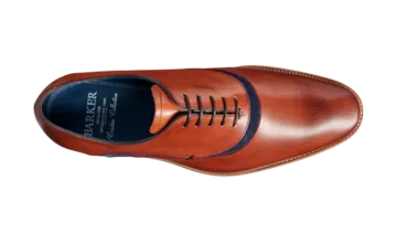 Barker Mens Emerson Rosewood Lace Up