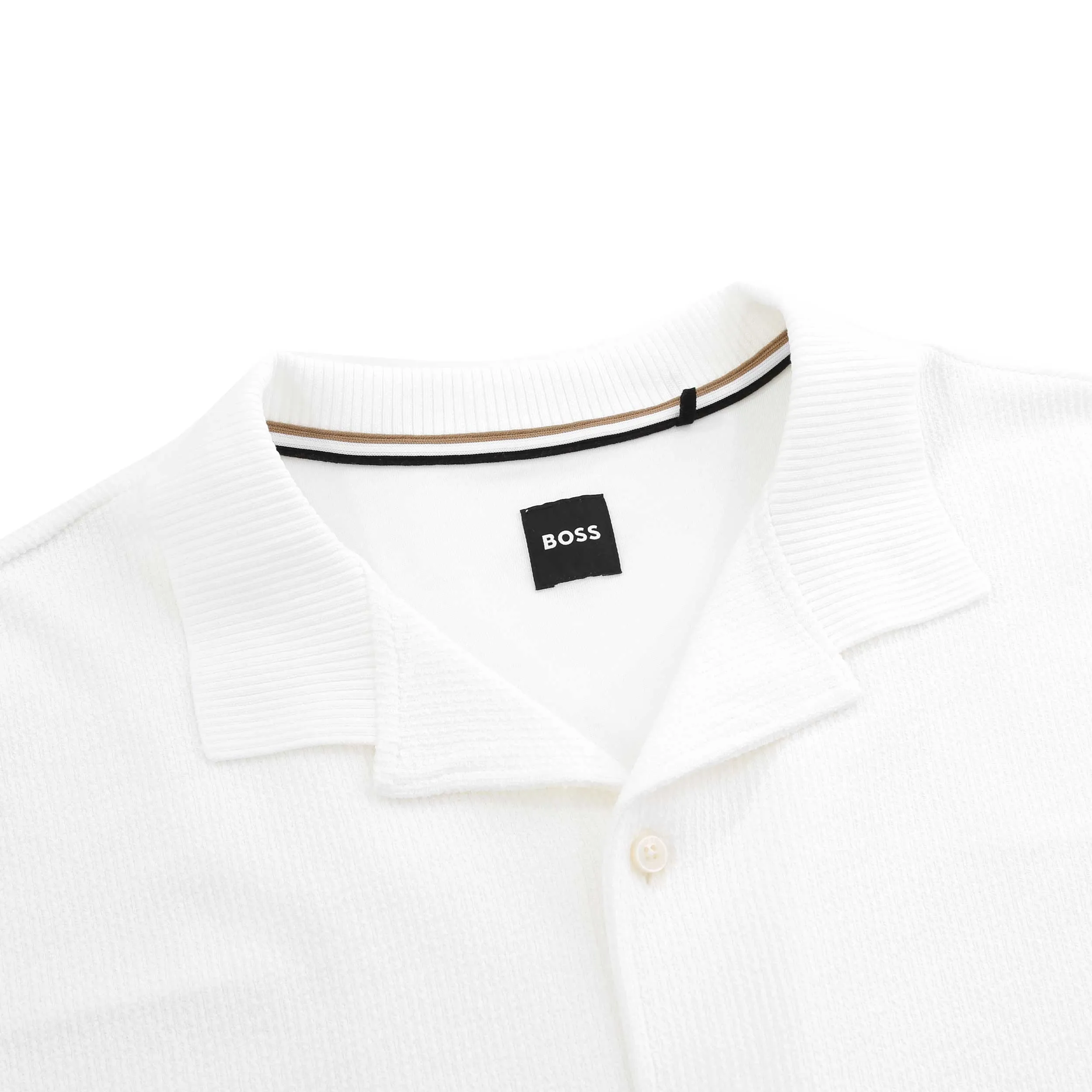 BOSS Powell 129 SS Shirt in White