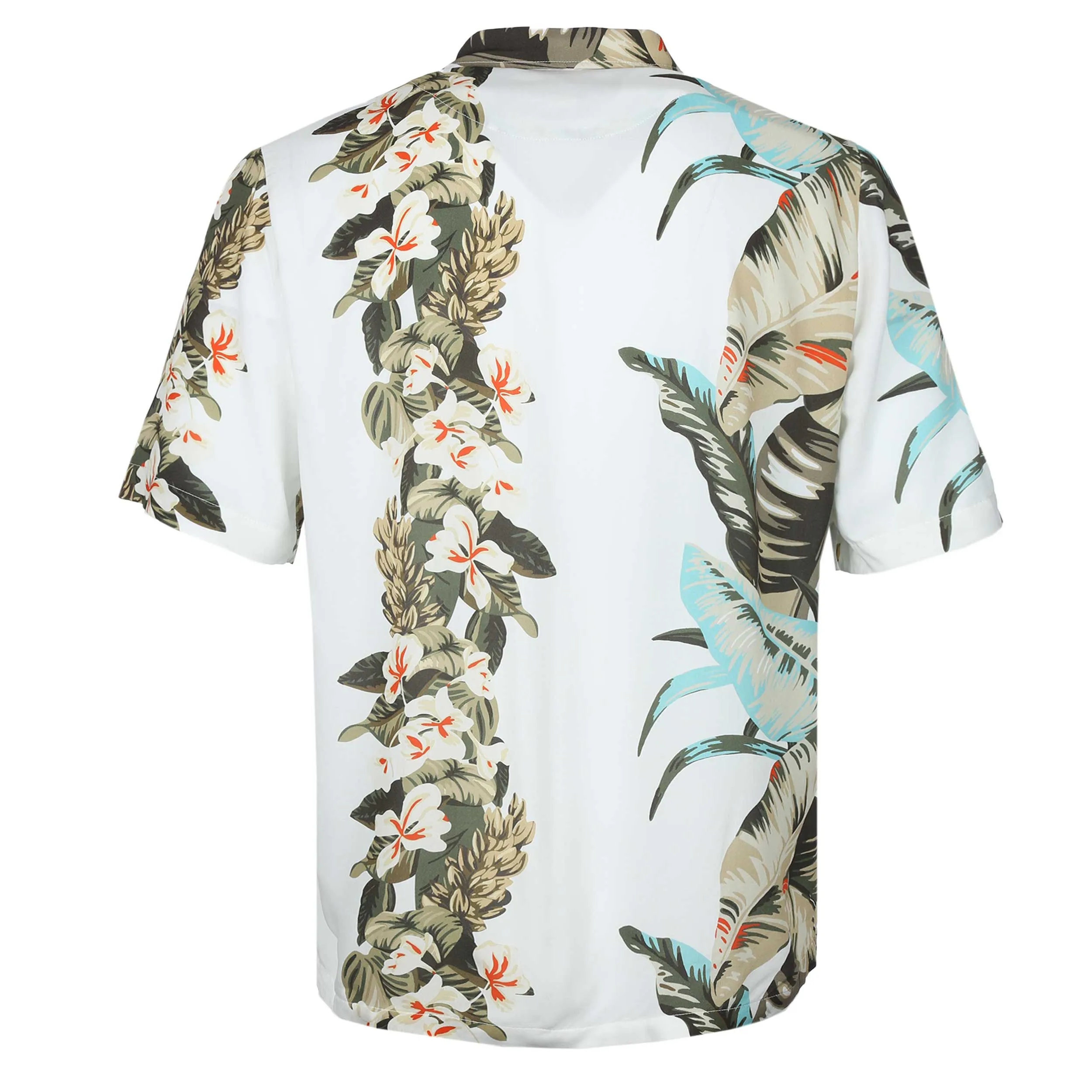 BOSS Rayer SS Shirt in White Floral Print