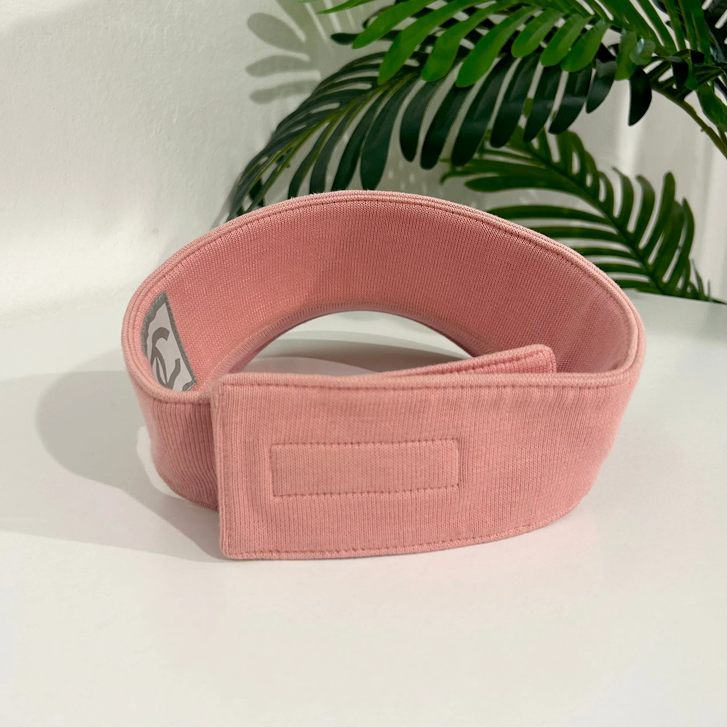 Vintage Pink Chanel Visor - Elegant Retro Style Sun Visor