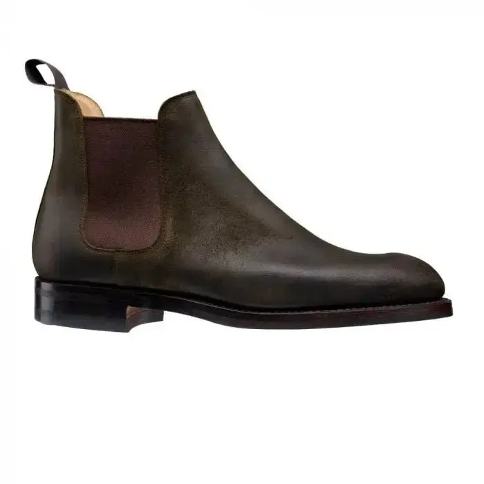 Chelsea 5 Dark Brown Rough-Out Suede Boots