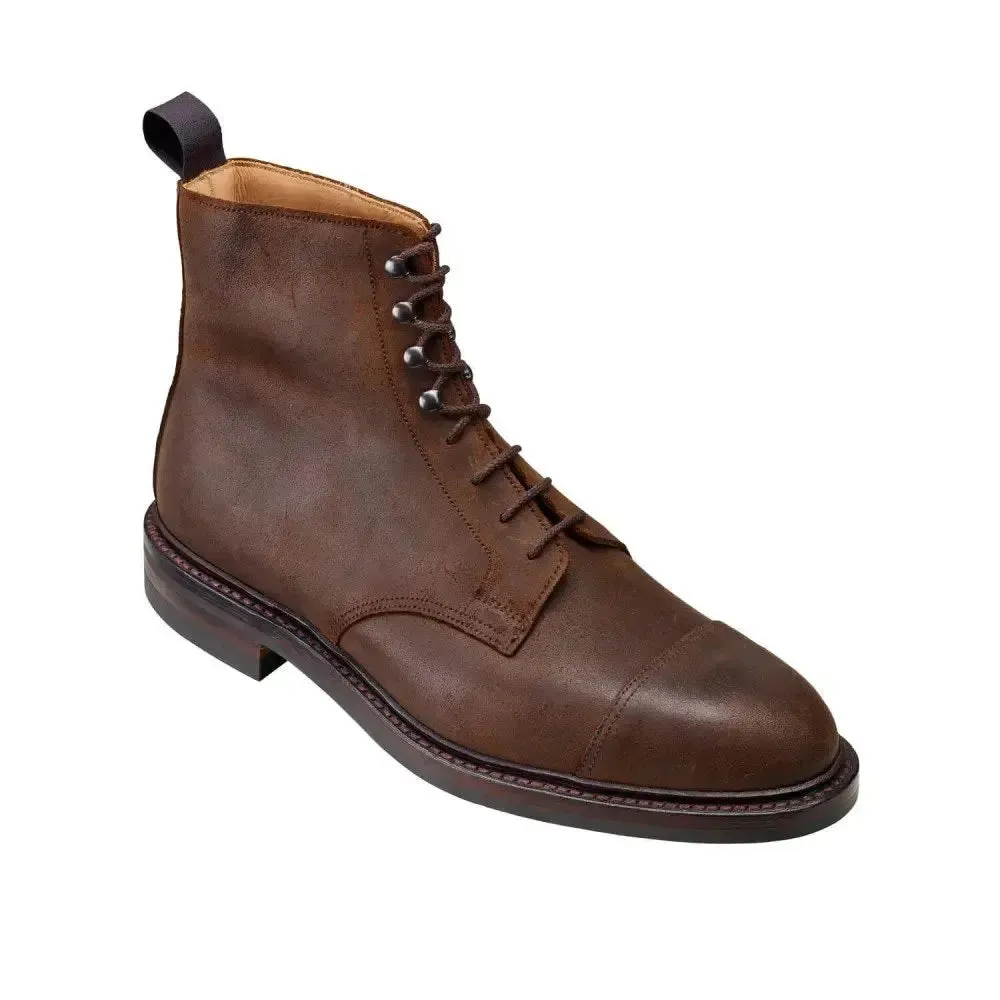 Dark Brown Coniston Rough-Out Suede Boots