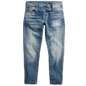 G Star Mens 3301 Regular Tapered Vintage Azure