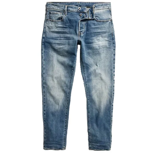 G Star Mens 3301 Regular Tapered Vintage Azure