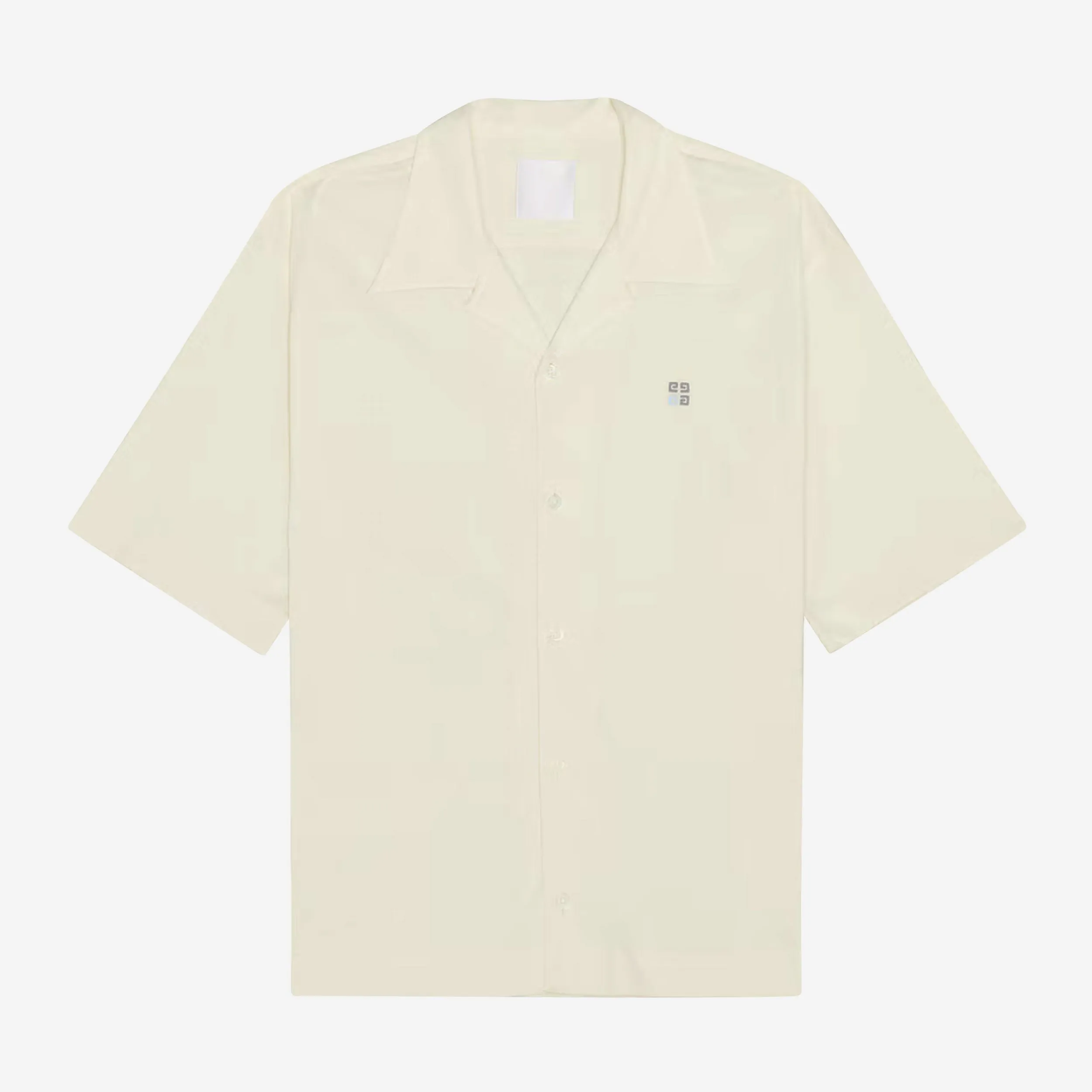 Givenchy Ivory Cotton Bowling Shirt