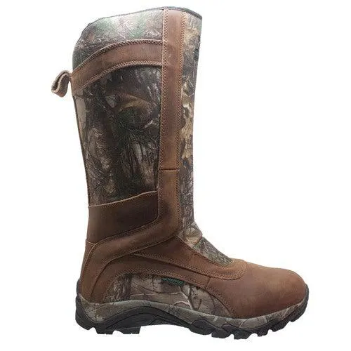 Men's 15" Snake Bite Boot Camo Brown Leather Boots