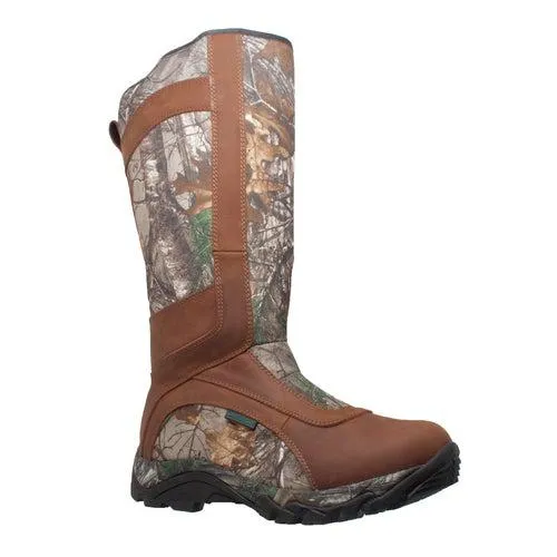 Men's 15" Snake Bite Boot Camo Brown Leather Boots