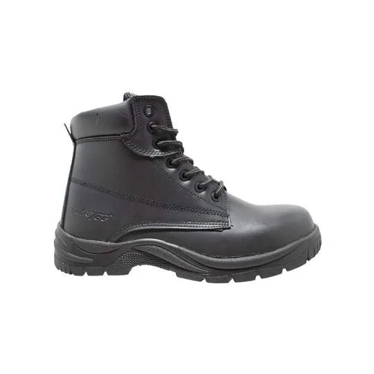 Men's 6" Composite Toe Work Boot Black Leather Boots