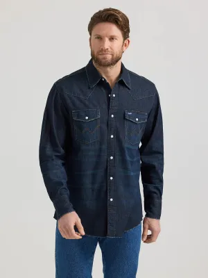 Men's Wrangler Vintage Denim Snap Shirt