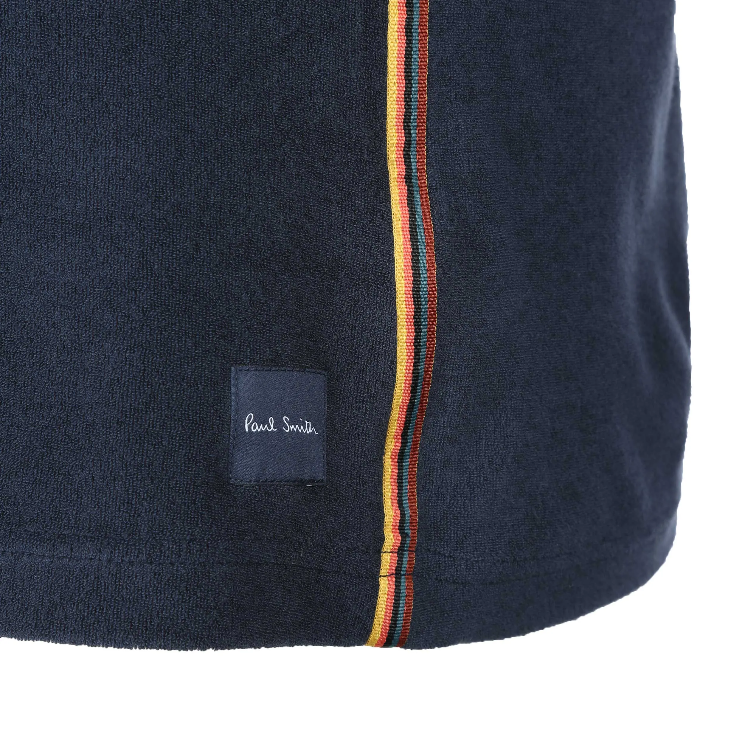 Paul Smith Towel Stripe SS Shirt in Ink Blue