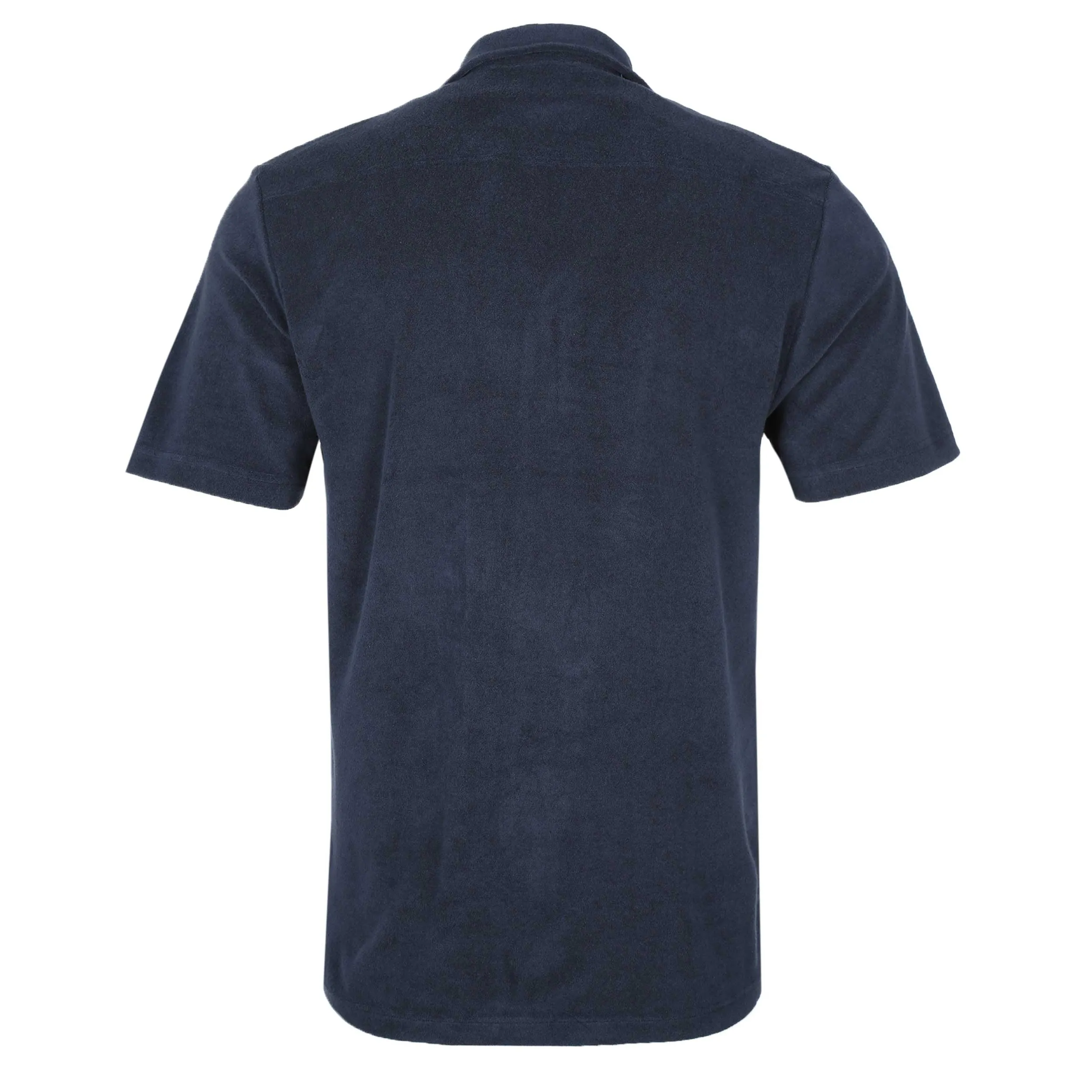 Paul Smith Towel Stripe SS Shirt in Ink Blue