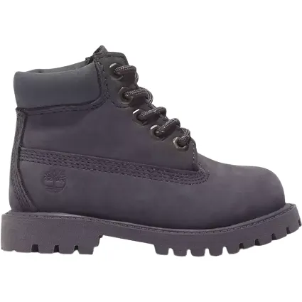 Timberland Kid's TD Premium 6-Inch Waterproof Boots Shoes - Dark Grey Nubuck