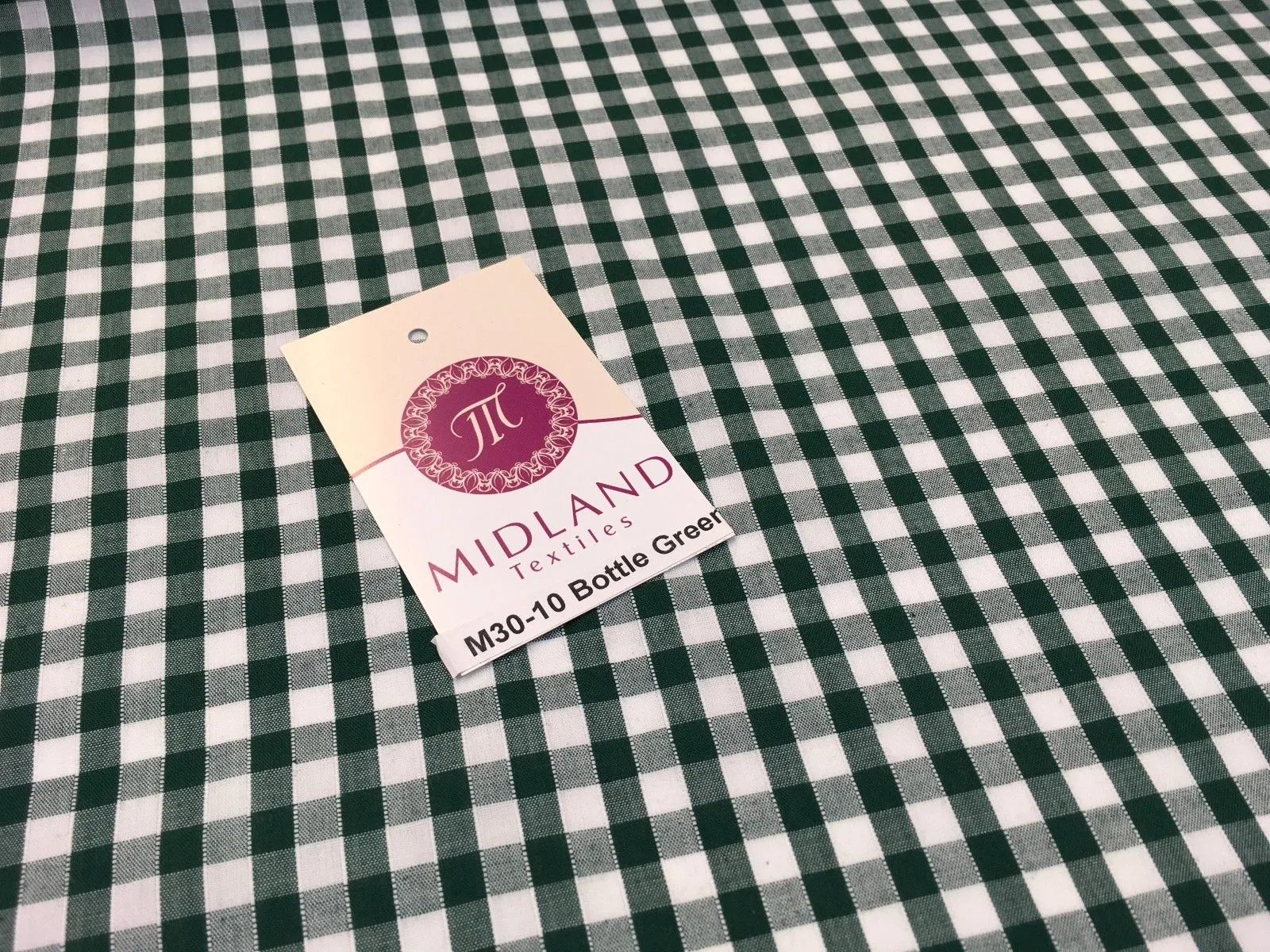 Timeless 1/4 Inch Gingham Fabric Material for Clothing, Aprons, Tablecloths, School Decorations - 44" Wide - M30