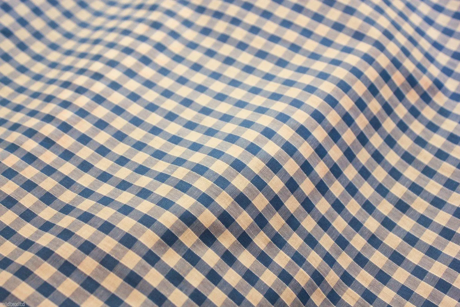 Timeless 1/4 Inch Gingham Fabric Material for Clothing, Aprons, Tablecloths, School Decorations - 44" Wide - M30