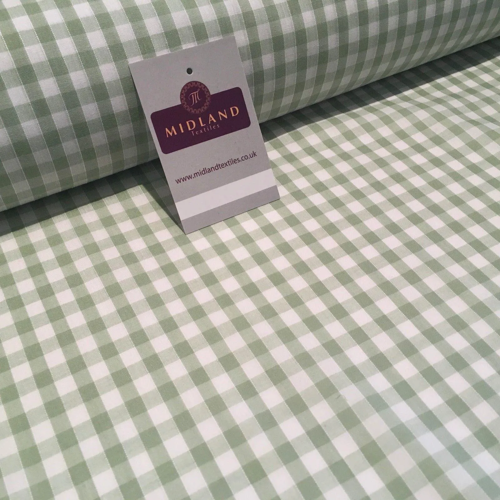 Timeless 1/4 Inch Gingham Fabric Material for Clothing, Aprons, Tablecloths, School Decorations - 44" Wide - M30