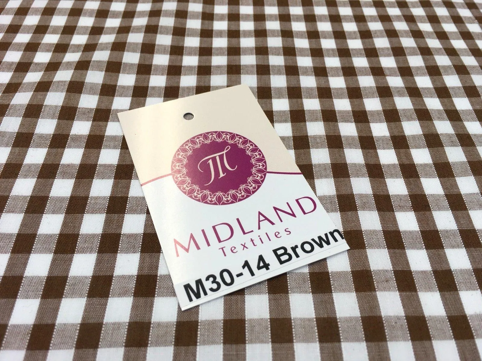 Timeless 1/4 Inch Gingham Fabric Material for Clothing, Aprons, Tablecloths, School Decorations - 44" Wide - M30