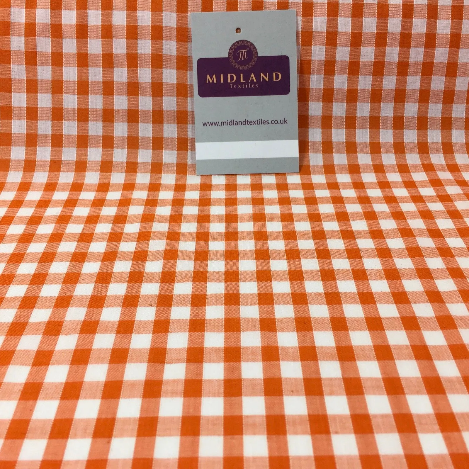 Timeless 1/4 Inch Gingham Fabric Material for Clothing, Aprons, Tablecloths, School Decorations - 44" Wide - M30