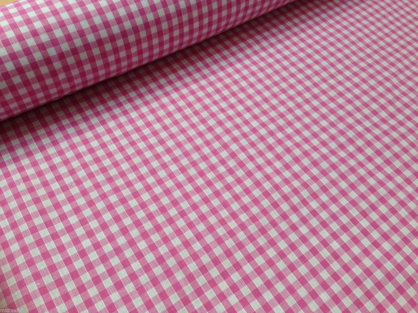 Timeless 1/4 Inch Gingham Fabric Material for Clothing, Aprons, Tablecloths, School Decorations - 44" Wide - M30