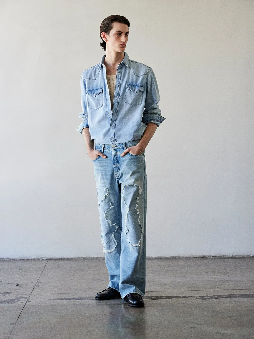 Western Denim Shirt -- Salvador