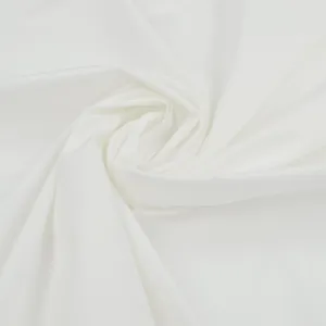 White Cotton Stretch Poplin 98304