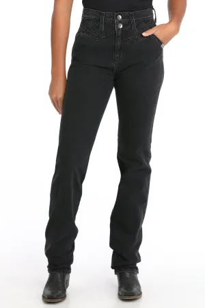 Women's Cruel Quinn Black Taper Leg Jean