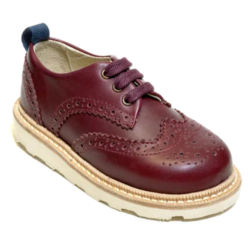 YOUNG SOLES Brando Brogue - Cherry