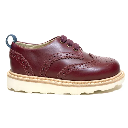 YOUNG SOLES Brando Brogue - Cherry